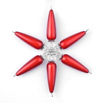 Glowing Snowflake Ornament Kit - Red - Limited Edition