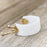 The Loft Gold Adjustable Cuff Bracelet Kit - Summer White - Limited Edition