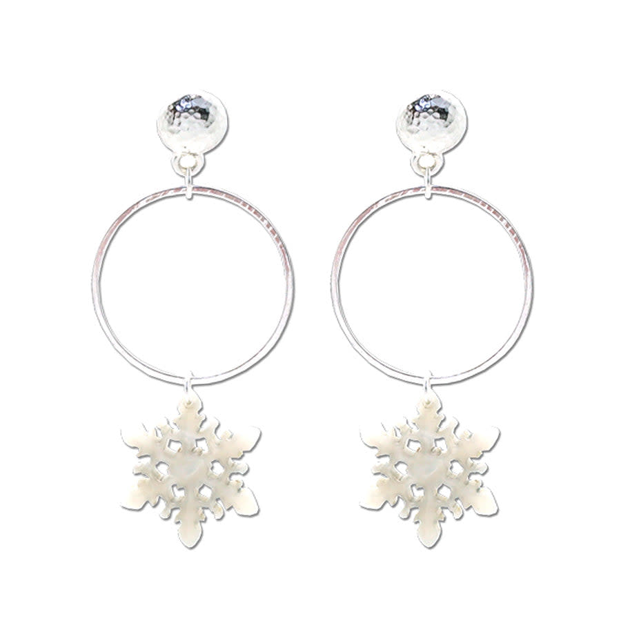 Jewelry Kit, Snowflakes Are Falling Post Earring Set - Limited Edition