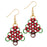 Jewelry Kit, Peace on Earth Christmas Tree Pendant & Earring Set by Weave Got Maille - Limited Edition