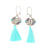 Jewelry Kit, Liotrivi Reversible Earring Set, Turquoise from Lisa's Bead Designs - Limited Edition