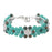 Victorian Paisley Duo Bracelet Kit - Silver and Turquoise - Limited Edition