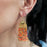 The Arcadia Fringe Earrings - Pumpkin Patch