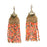 The Arcadia Fringe Earrings - Pumpkin Patch