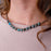 Captured Chain Maille Necklace Kit - Aqua Impression Jasper - Limited Edition