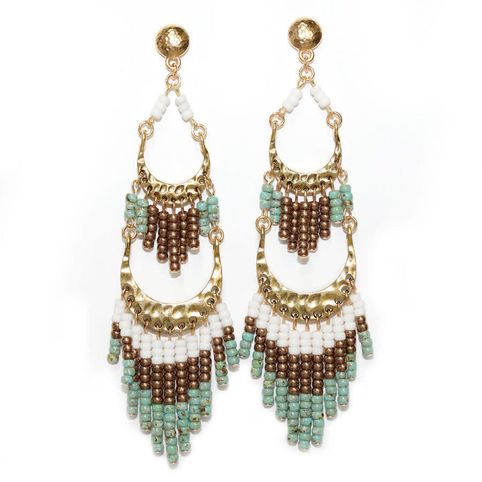 18mm Mini U-Shaped Hammered Metal Component in Gold Plating from the Global Collection (1 Pair)