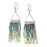 Jewelry Kit, Cleopatra Fringe Gemstone Earring Set, Silver and Azurite - Limited Edition