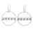 Jewelry Kit, The Saturn Gemstone Earring Set - Brazilian Amazonite and Silver - Limited Edition