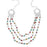 Mahal 3 Layer Adjustable Necklace Kit - Silver Southwestern - Limited Edition