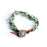 Stone Lattice Leather Bracelet Kit with Dakota Stones Gemstones - Green Aventurine and Brown - Limited Edition