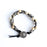 Stone Lattice Leather Bracelet Kit with Dakota Stones Gemstones - Fossil Coral and Black - Limited Edition