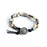 Stone Lattice Leather Bracelet Kit with Dakota Stones Gemstones - Fossil Coral and Black - Limited Edition