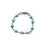 Treasure Trove Gemstone Coin Bracelet Kit - Gold with Aqua Impression Jasper - Limited Edition