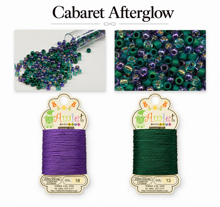 Kumihimo Bracelet Kit #14 - Cabaret Afterglow