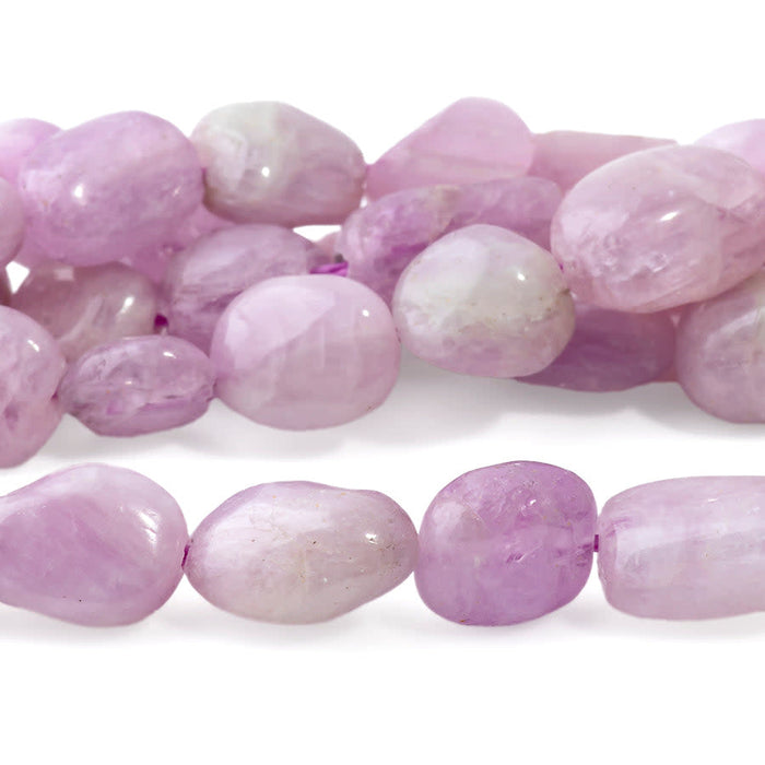 Kunzite 4x6-6x8mm Pebble - 15-16 Inch