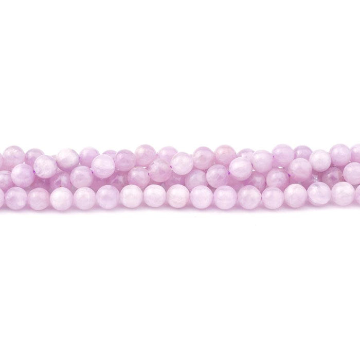 Kunzite 6mm Round A-Grade - 15-16 Inch