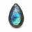 Natural Labradorite 10x14mm Smooth Teardrop Briolette Bead