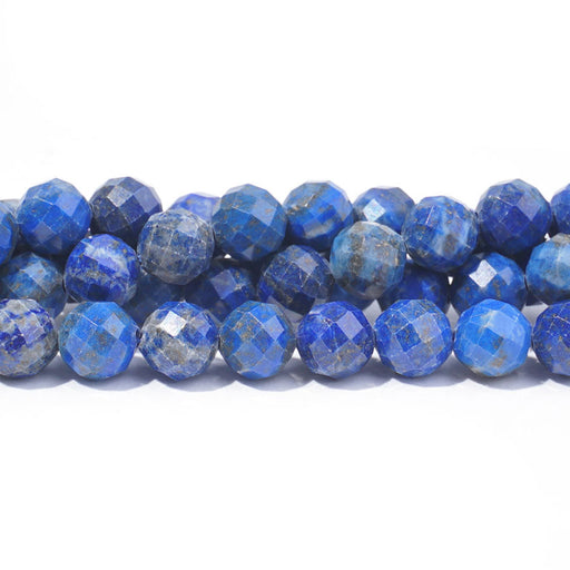 Dakota Stones Gemstone Beads, Lapis Lazuli, Faceted Round 8mm (16 Inch Strand)