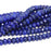 Lapis 8mm Faceted Rondelle 8-Inch