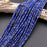 Natural Lapis 4mm Rondelle Bead Strand