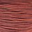 Leather Cord USA Natural Turkey Red Round Leather Cord, 1mm (Yard)
