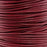 Leather Cord USA Corida Red Round Leather Cord, 1mm (Yard)