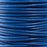 Leather Cord USA Blue Round Leather Cord, 1mm (Yard)