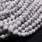 Natural Matte White Howlite 6mm Matte Round Bead Strand - A Grade
