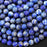 Natural Matte Lapis Lazuli 4mm Smooth Round Bead Strand