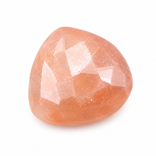 Natural Peach Moonstone 12mm Faceted Teardrop Briolette Bead - AAA Grade