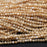 Natural Brown Mother of Pearl 3mm Micro-Faceted Round Bead Strand