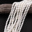 White Mother of Pearl 4mm Smooth Round Bead Strand - AAA Grade