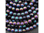 Mystic Rainbow Black Titanium Agate 6mm Smooth Round Bead Strand