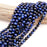 Natural Mystic Blue Tiger's Eye 4mm Smooth Round Bead Strand - AAA Grade