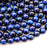 Natural Mystic Blue Tiger's Eye 6mm Smooth Round Bead Strand - AAA Grade