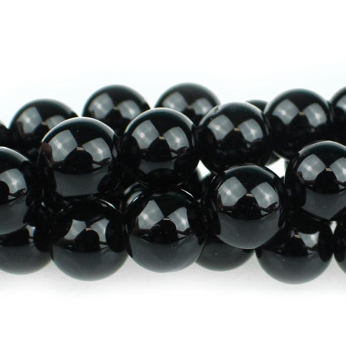 Dakota Stones Black Onyx 10mm Round Bead Strand