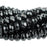 Dakota Stones Black Onyx 8mm Faceted Roundel Bead Strand