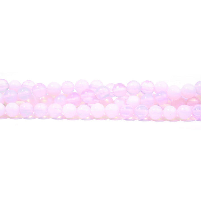 Opalite Pink (Synthetic) 4mm Round - Limited Editions