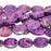 Dakota Stones Purple Crazy Lace Agate 10x14mm Oval Bead Strand