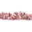 Pink Opal 5x10-20mm Top Drill Teeth - 15-16 Inch