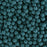 PRECIOSA Czech Glass Bead Strand 4mm, Velvet Dark Teal Blue