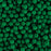 PRECIOSA Czech Glass Bead Strand 6mm, Velvet Irish Green