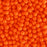 PRECIOSA Czech Glass Bead Strand 4mm, Velvet Neon Orange