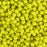 PRECIOSA Czech Glass Bead Strand 4mm, Velvet Neon Yellow