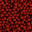 PRECIOSA Czech Glass Bead Strand 4mm, Velvet Red Coral