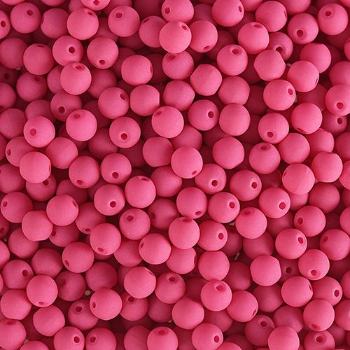 PRECIOSA Czech Glass Bead Strand 4mm, Velvet Red Lychee