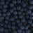 PRECIOSA Czech Glass Bead Strand 6mm, Velvet Black