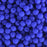 PRECIOSA Czech Glass Bead Strand 6mm, Velvet Blue