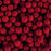 PRECIOSA Czech Glass Bead Strand 6mm, Velvet Cherry