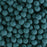 PRECIOSA Czech Glass Bead Strand 6mm, Velvet Dark Teal Blue
